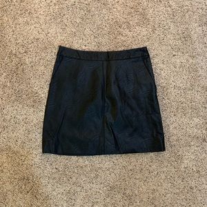 TOPSHOP black leather skirt (petite)